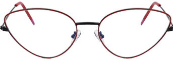 Black Full Frame Cateye Computer Glasses