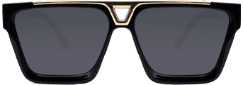 Golden-Full-Rim-Aviator-Sunglasses